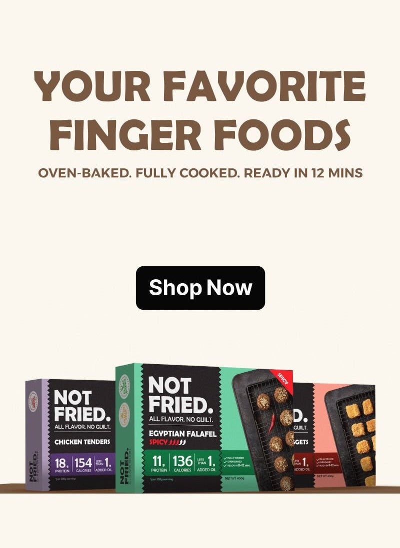 Your favorite finger foods. Oven-baked. Fully cooked. Ready in 12 mins